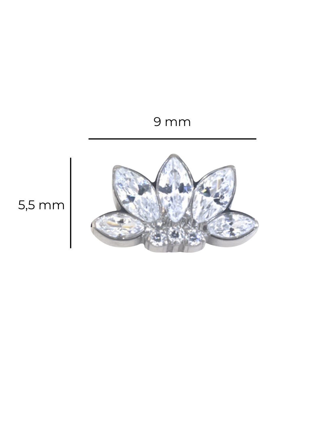 Piercing Loto titanio