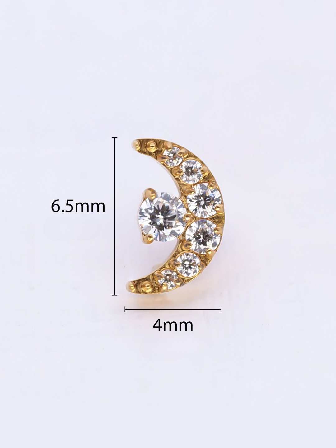 Piercing Moonlight titanio