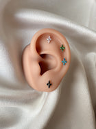 Piercing Axis Colorful titanio