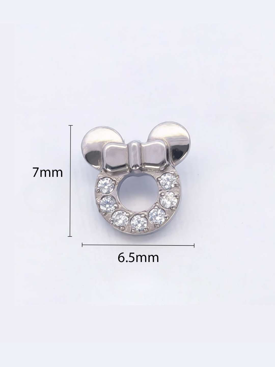 Piercing Topolina titanio