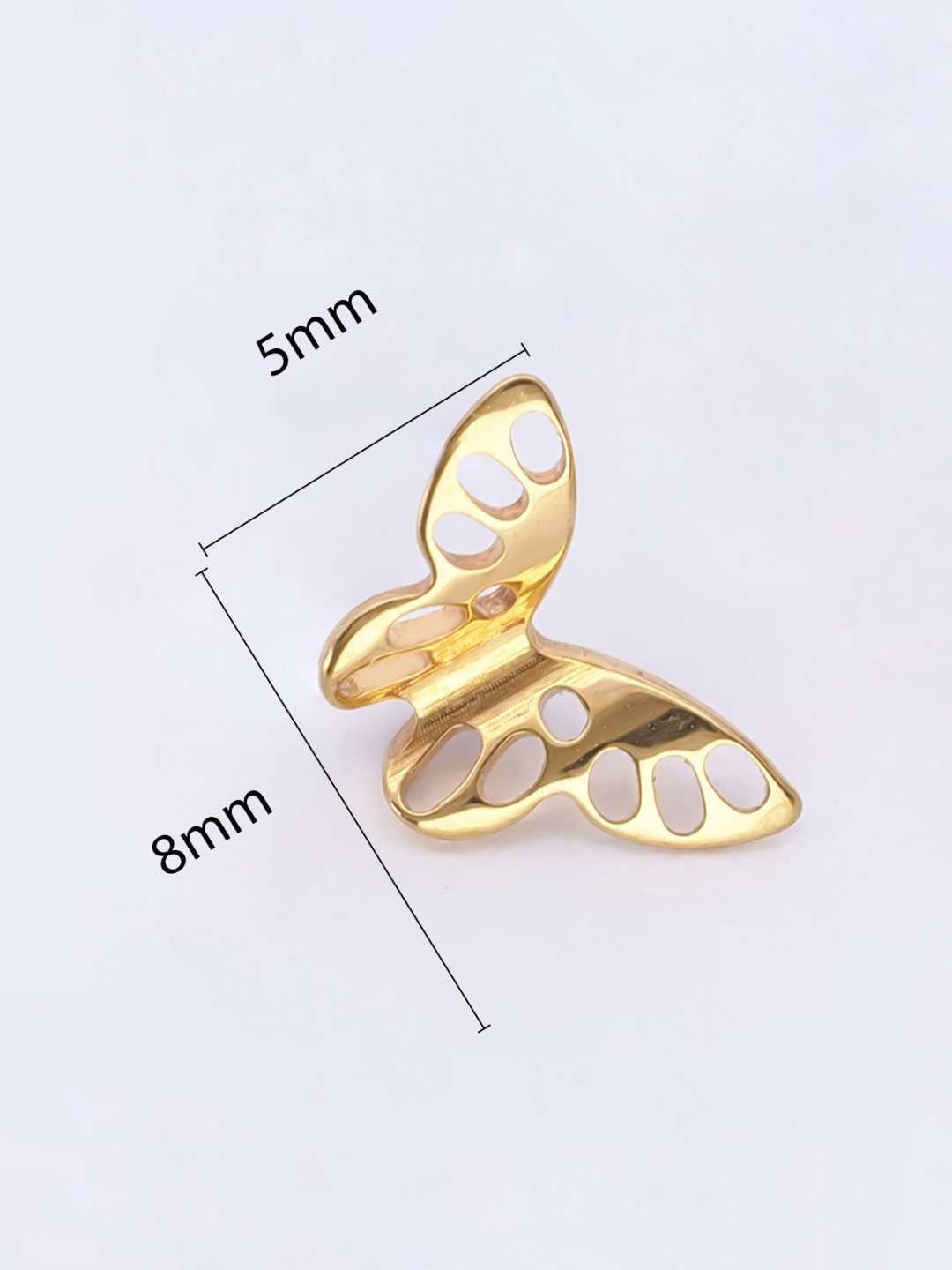 Piercing Butterfly titanio