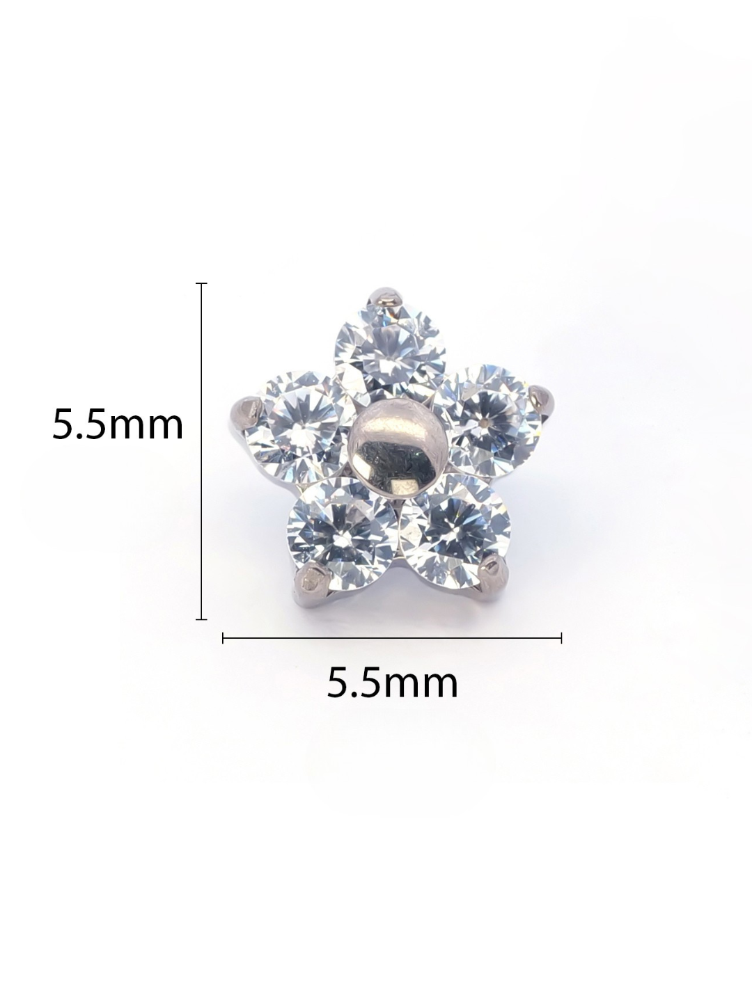 Piercing Bloom titanio