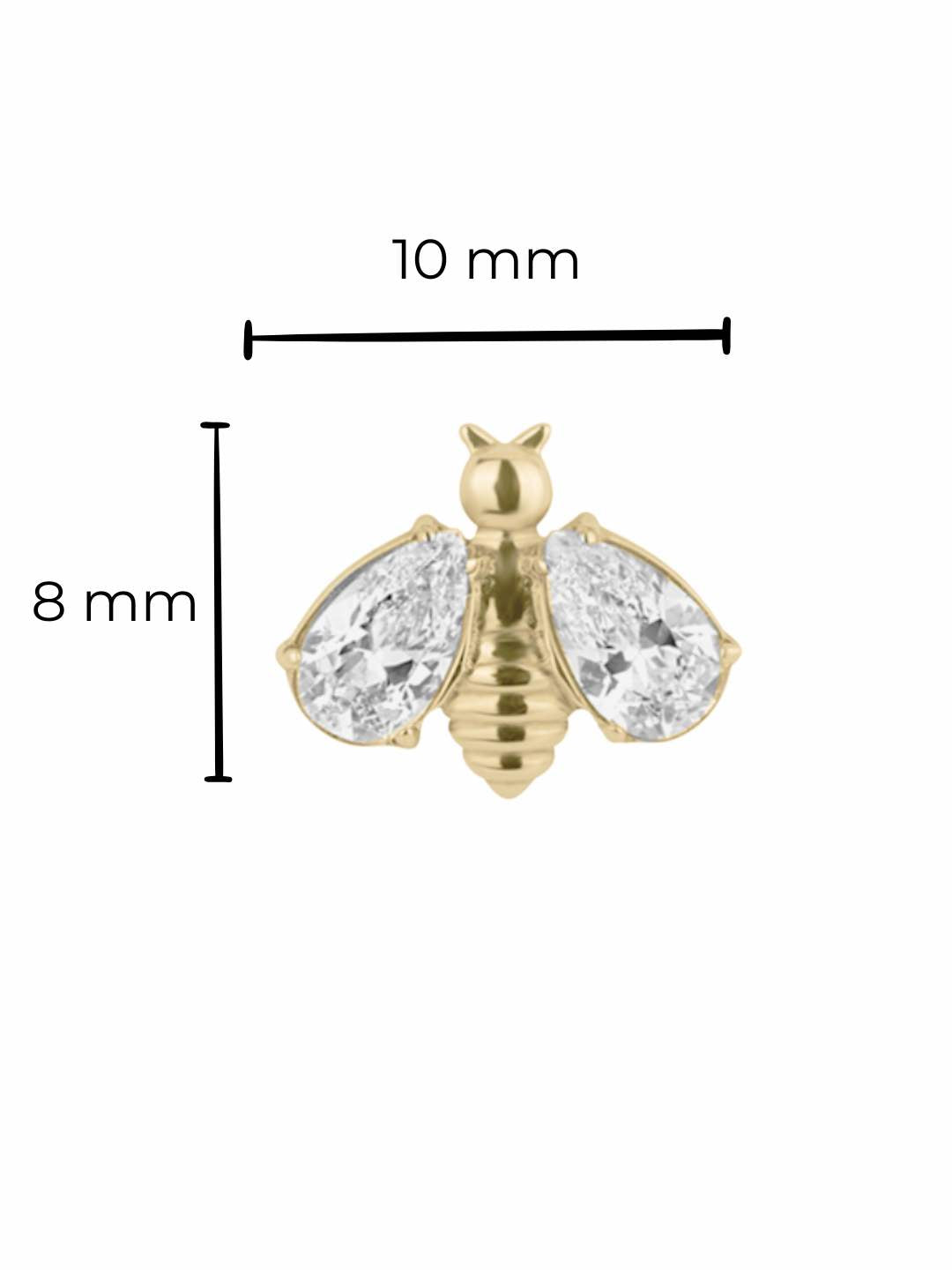 Piercing Bee Shine titanio