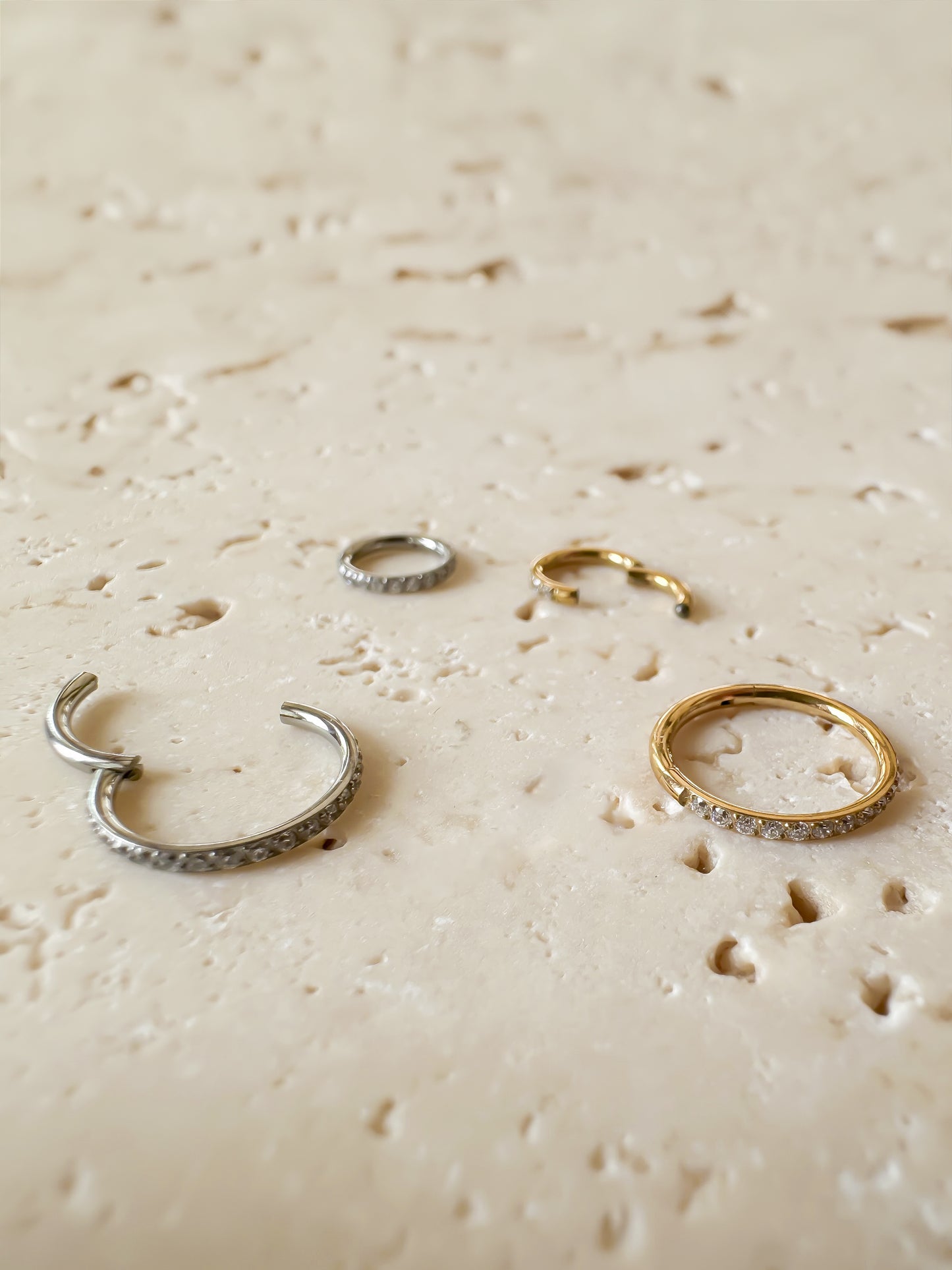 Piercing Hoop Shine titanio