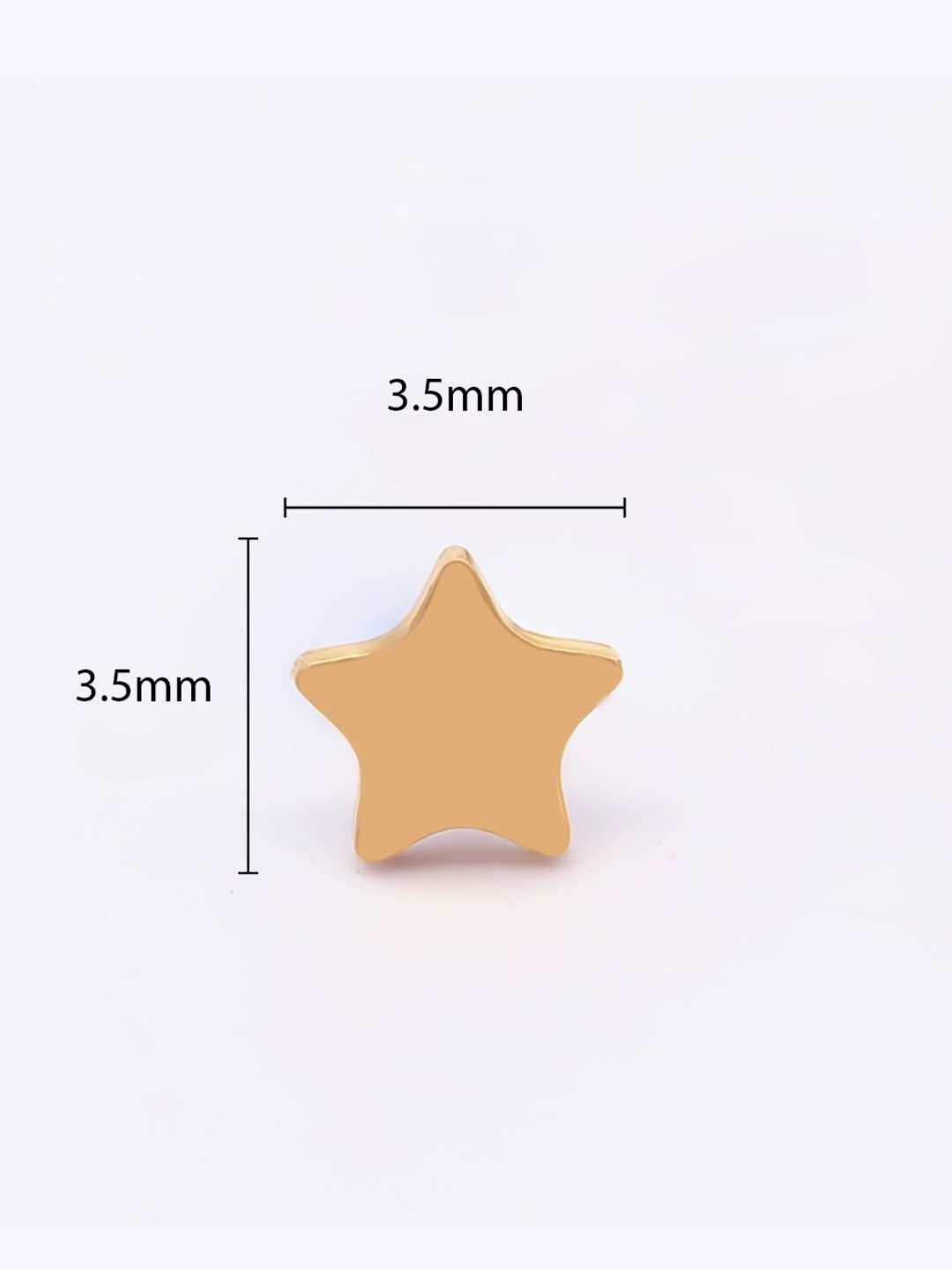 Piercing Starry titanio