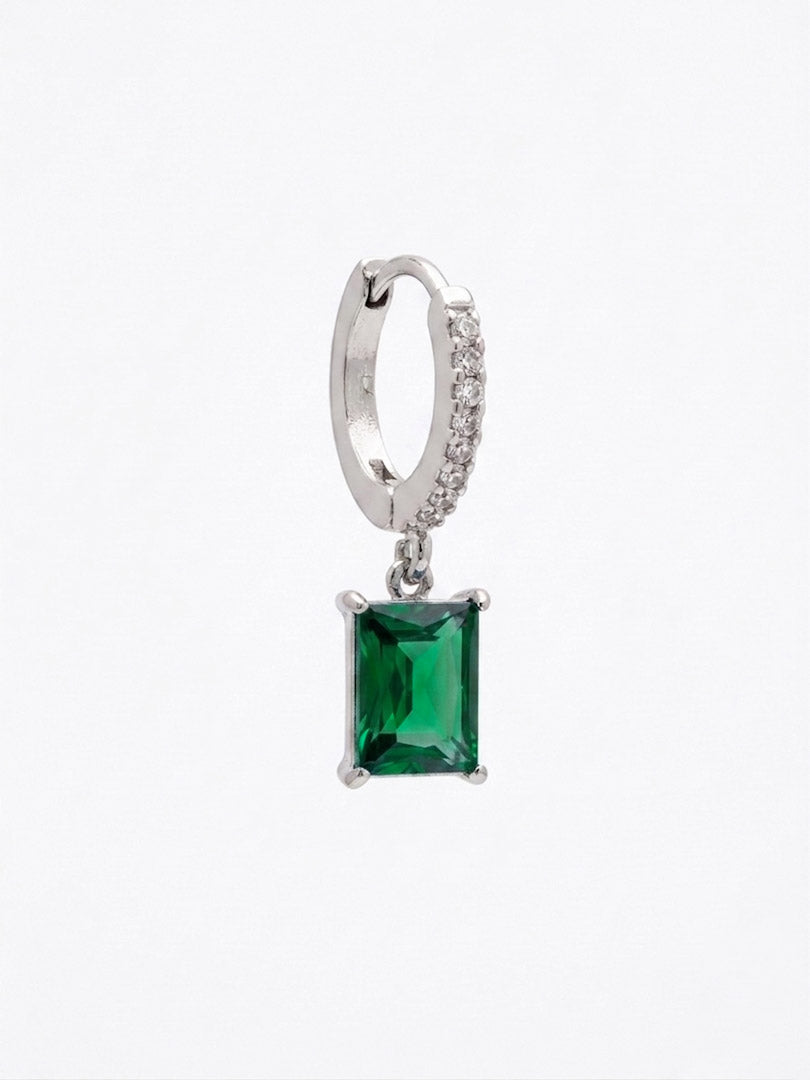 Mono Hoop Baguette Pendente