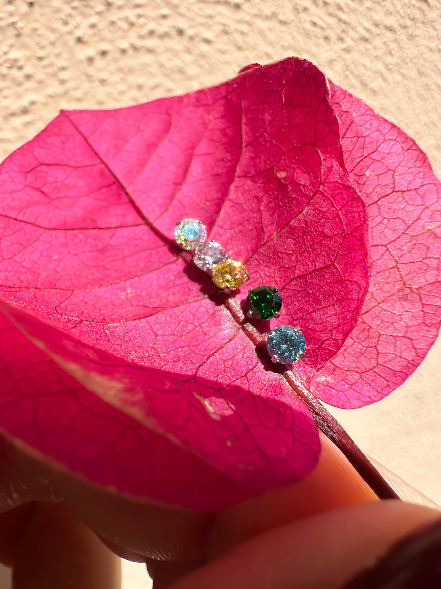 Piercing Shine Colorful titanio