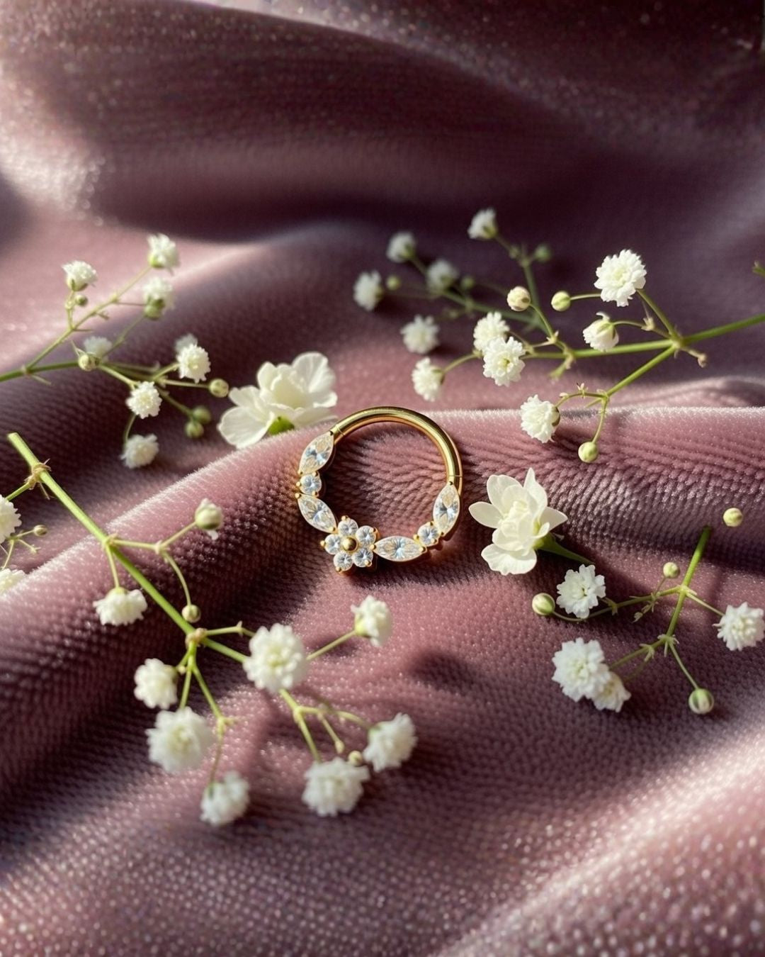Piercing Blossom Titanio