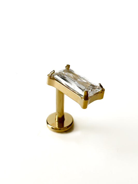 Piercing Baguette titanio