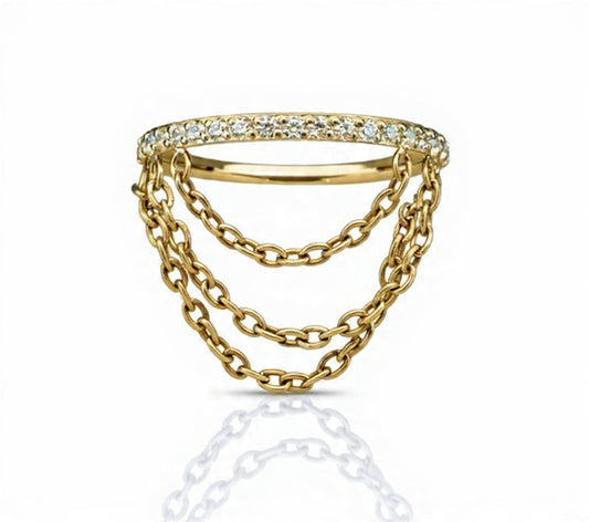 Piercing Hoop Link titanio