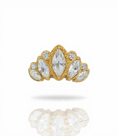 Piercing Queen titanio