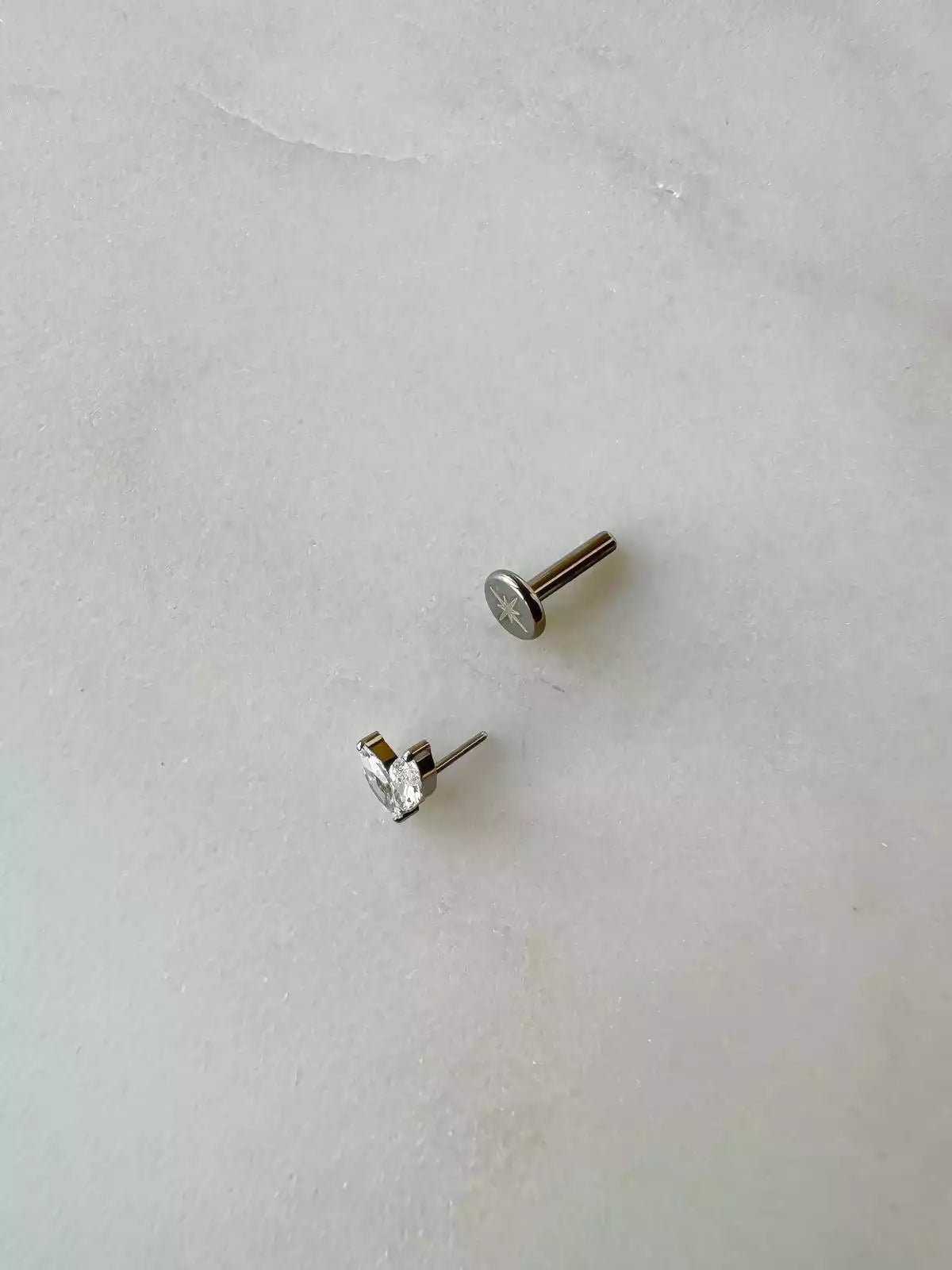 Piercing Gemini titanio