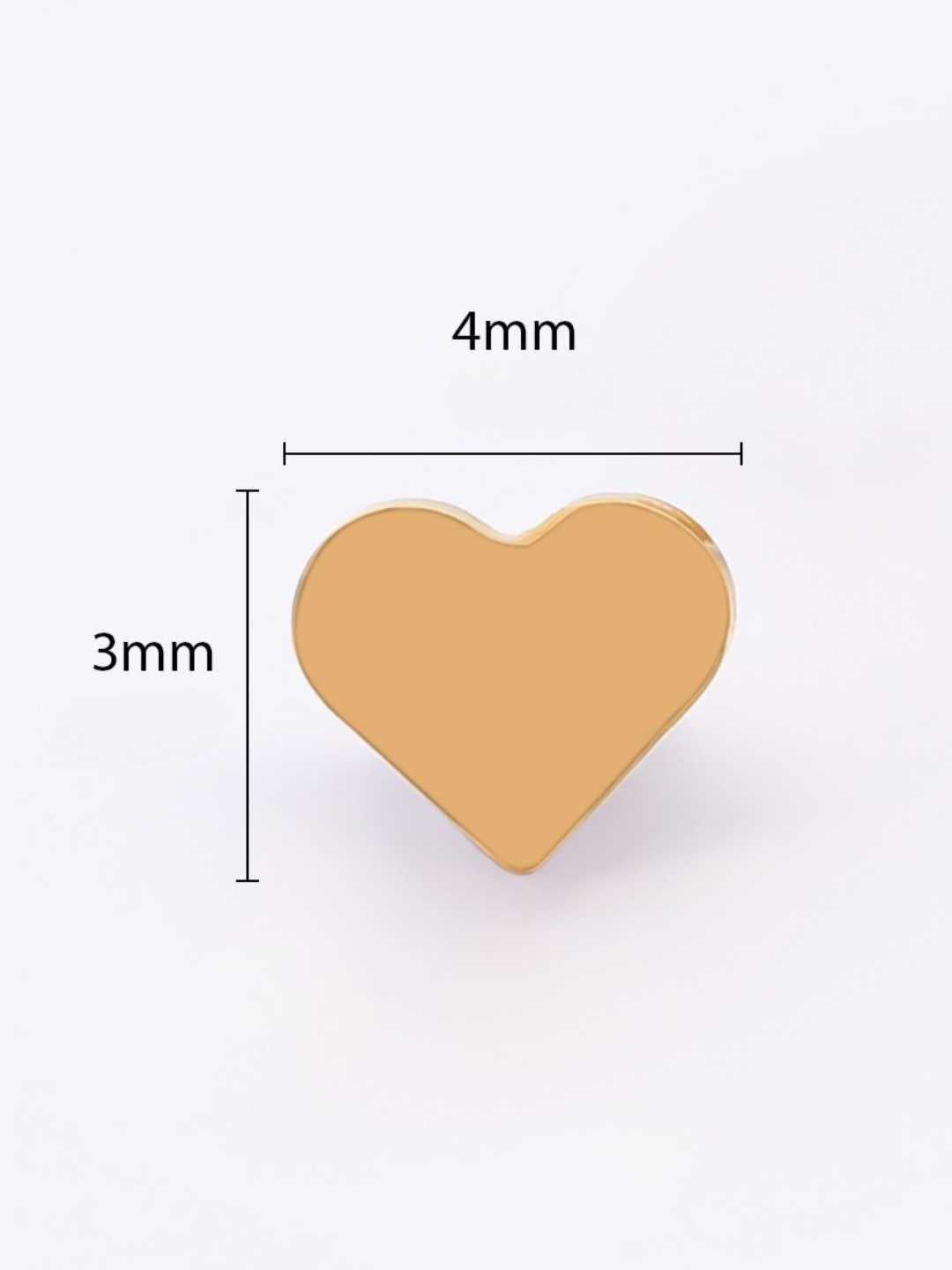 Piercing Cuore titanio