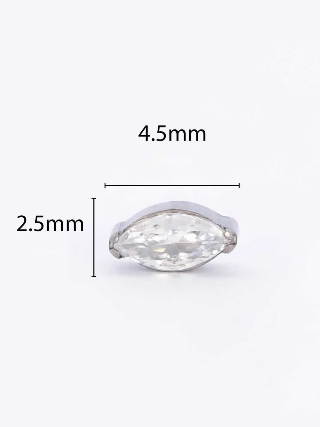 Piercing Rice titanio