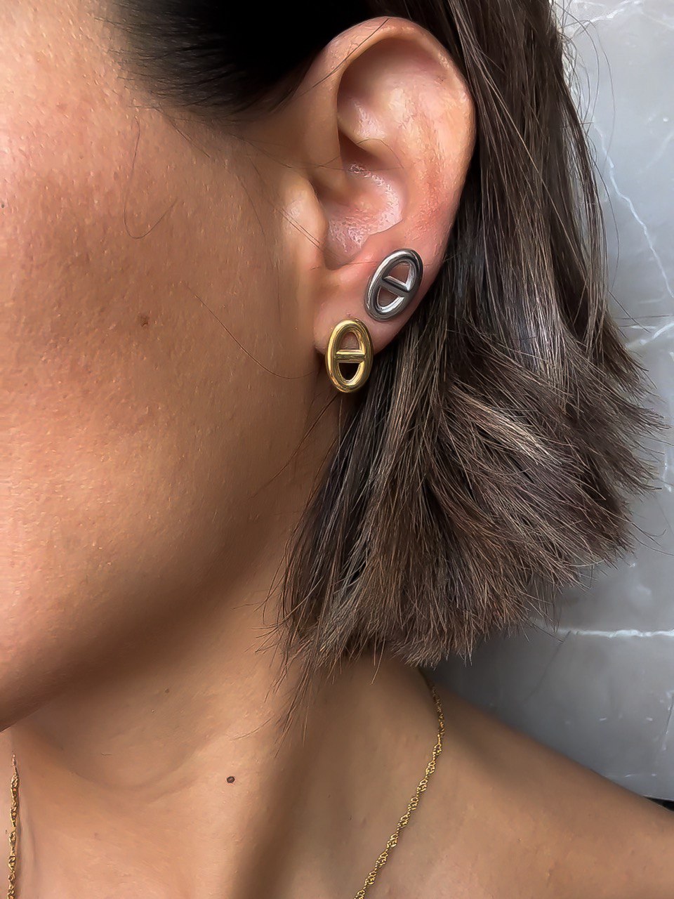 Orecchini Dora bottone