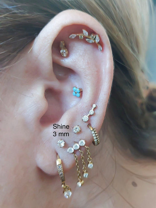 Piercing Shine (solo testa filettata)