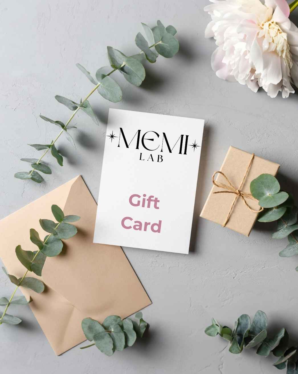 Gift card MEMILAB