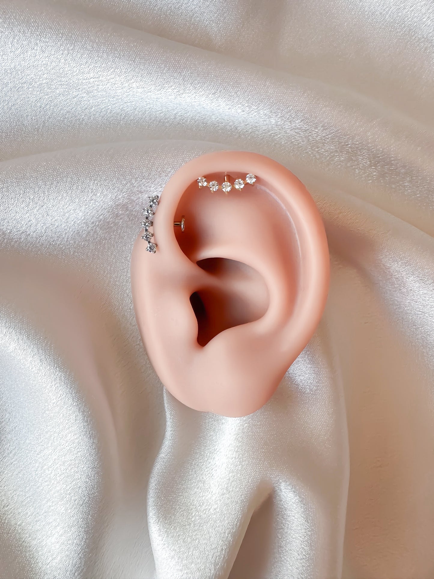 Piercing Vertical Charlotte reverse titanio