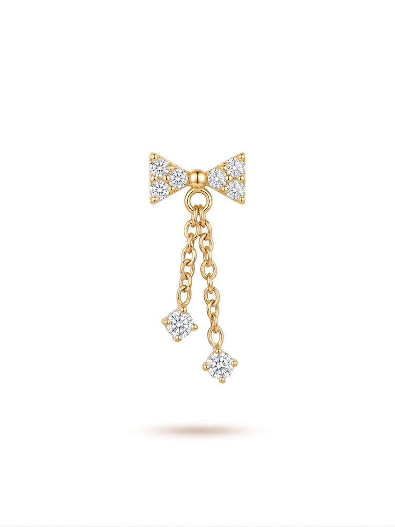 Piercing Bow Shine Pendente titanio