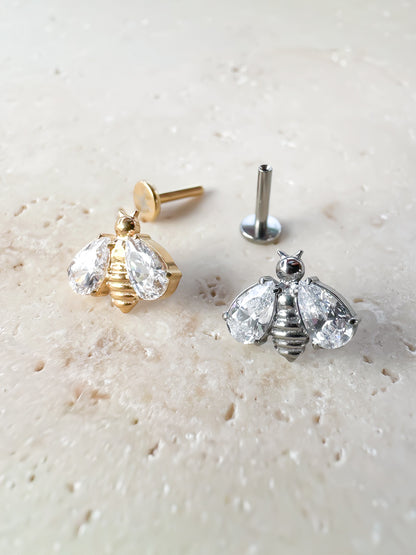 Piercing Bee Shine titanio