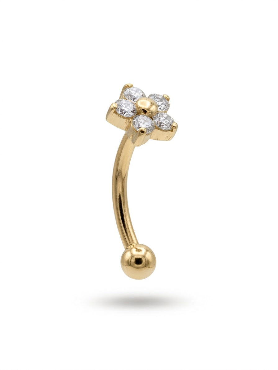 Piercing Bloom Ban titanio