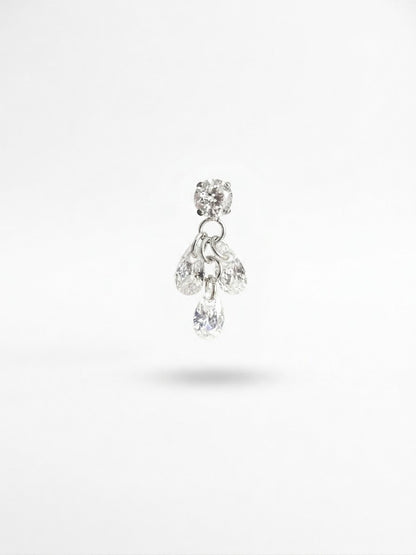 Piercing Dewdrops pendente titanio