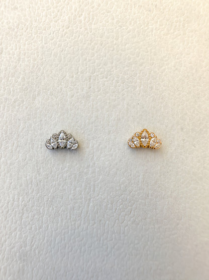 Piercing Queen titanio