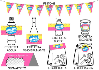 Kit Compleanno POP ART