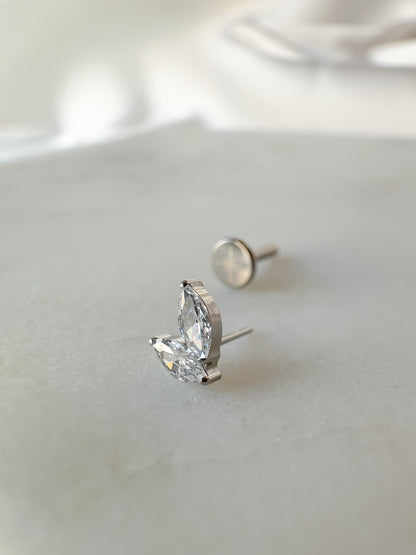 Piercing Gemini titanio