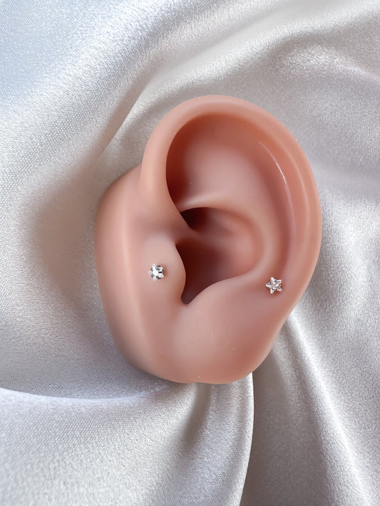 Piercing Starry Shine titanio