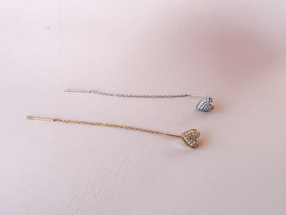 Mono Pendle Heart Pavé