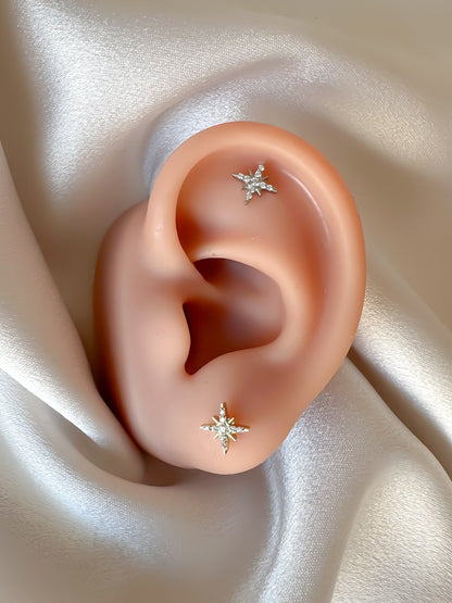 Piercing Logo Shine titanio