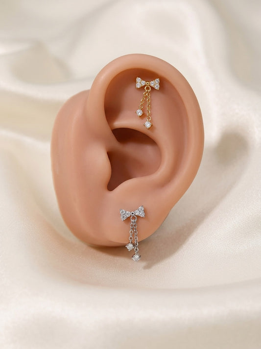 Piercing Bow Shine Pendente titanio