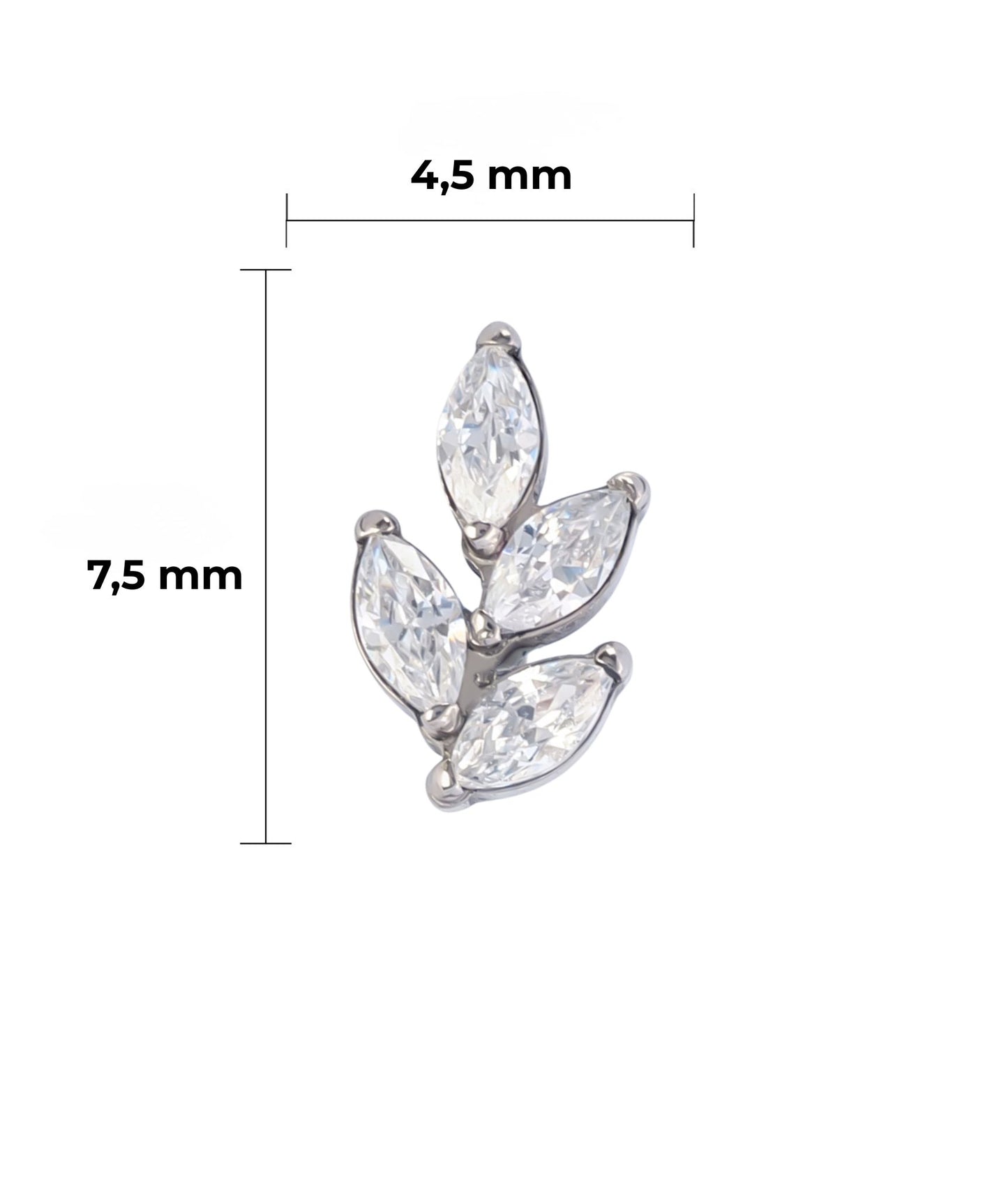 Piercing Wild titanio