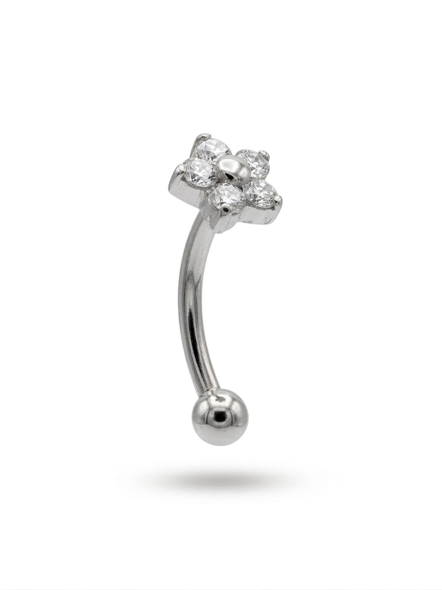 Piercing Bloom Ban titanio