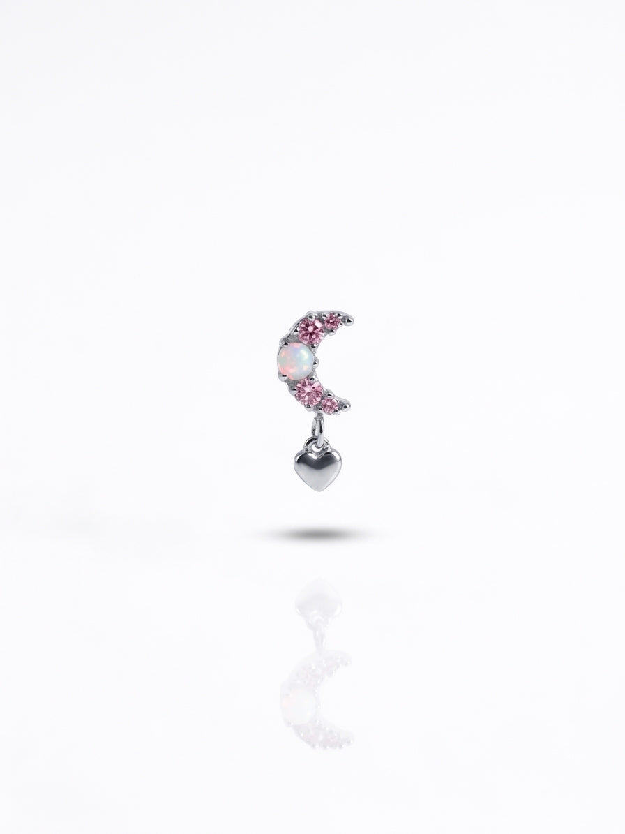 Piercing Lovely Moon pendente titanio