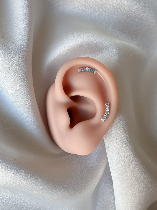 Piercing Rainbow titanio