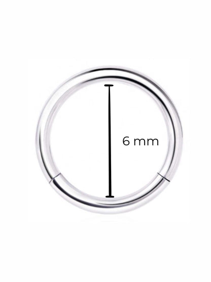 Piercing Hoop Plain titanio