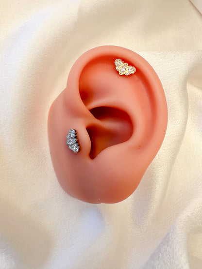 Piercing Queen titanio