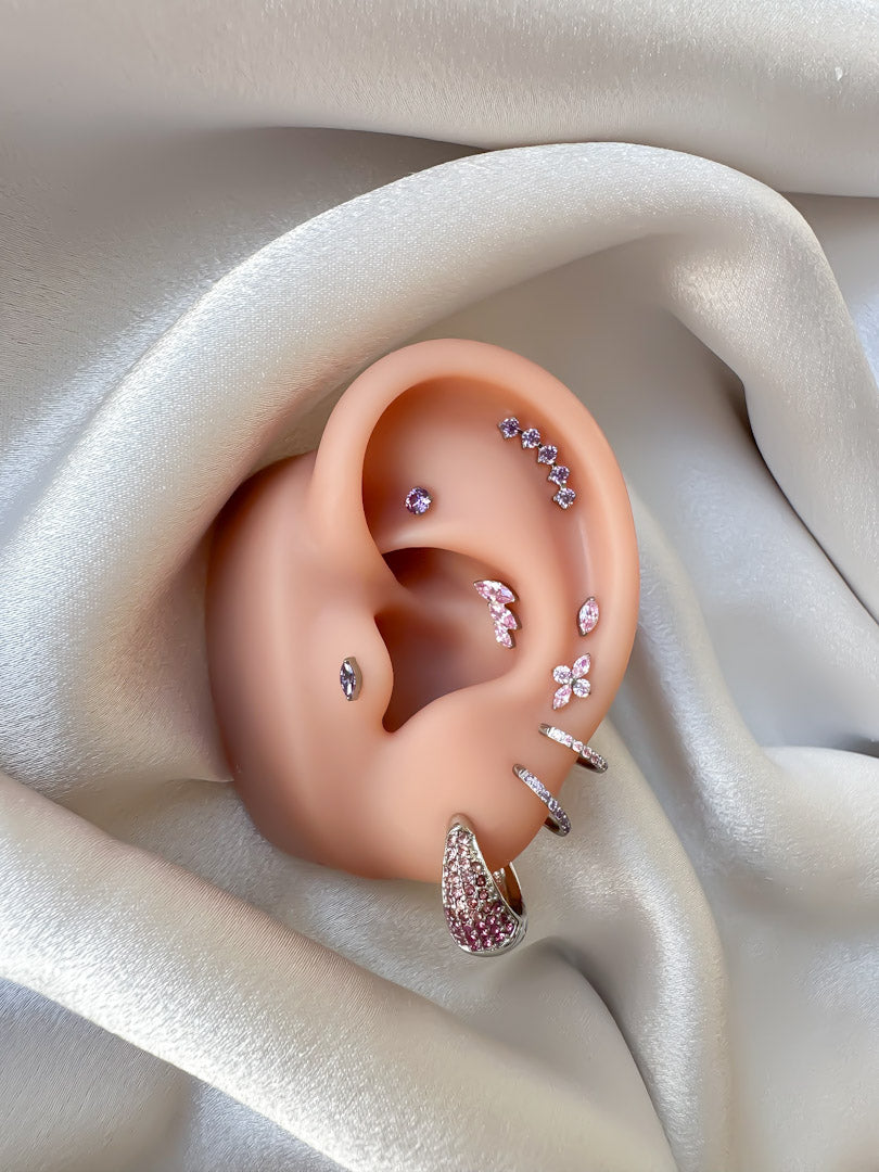 Piercing Mel Colorful titanio