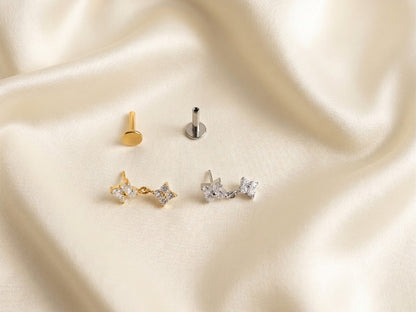 Piercing Dafne pendente titanio