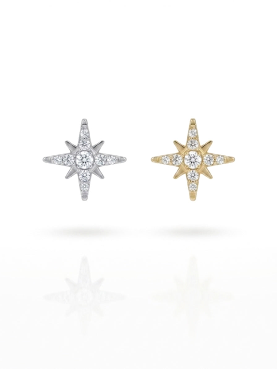 Piercing Logo Shine titanio