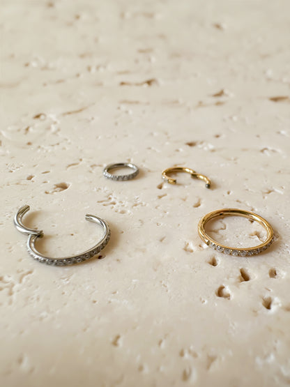 Piercing Hoop Shine titanio