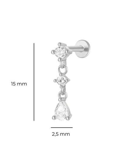 Piercing Rain titanio