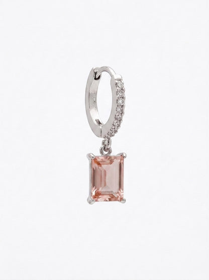 Mono Hoop Baguette Pendente