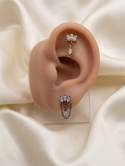 Piercing Clover Sway titanio