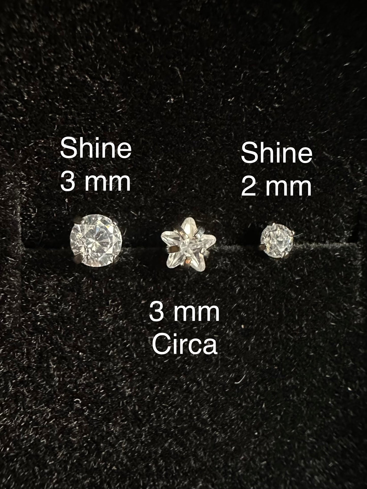 Piercing Starry Shine titanio