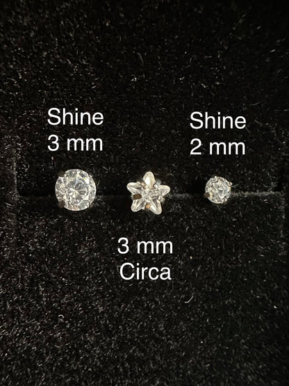 Piercing Starry Shine titanio