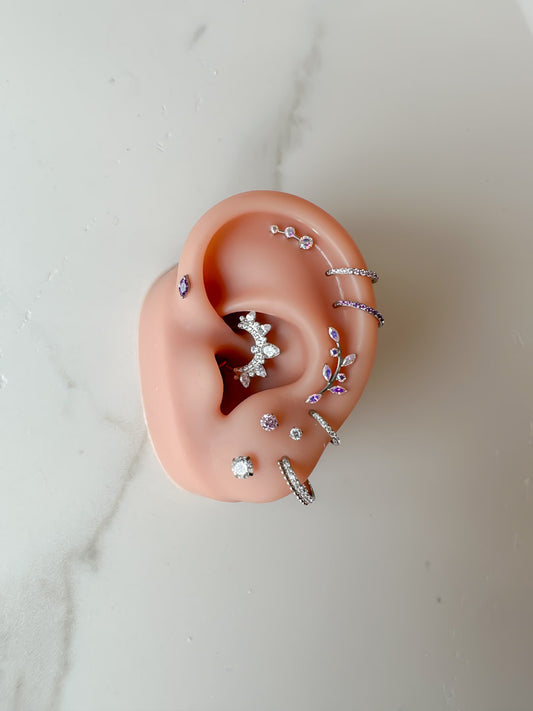 Piercing Orion Colorful titanio