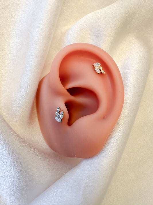 Piercing Leaf titanio